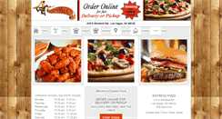 Desktop Screenshot of expresspizzalv.com